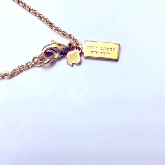 NWOT kate spade Disco Pansy Violet Necklace With Glossy Purple Blossoms - Picture 5 of 6